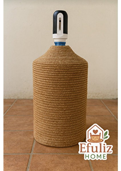 Jüt Hasır Görünümlü Damcana Kılıfı, Şık ve Doğal Su Sebili Örtüsü modelleri