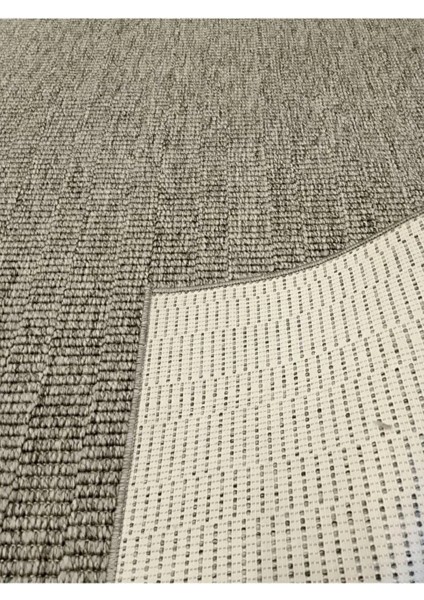 Natura 1106 Gri Halı Sisal Dekoratif Jüt Halı Tozsuz Modern Salon Halısı Mutfak modelleri