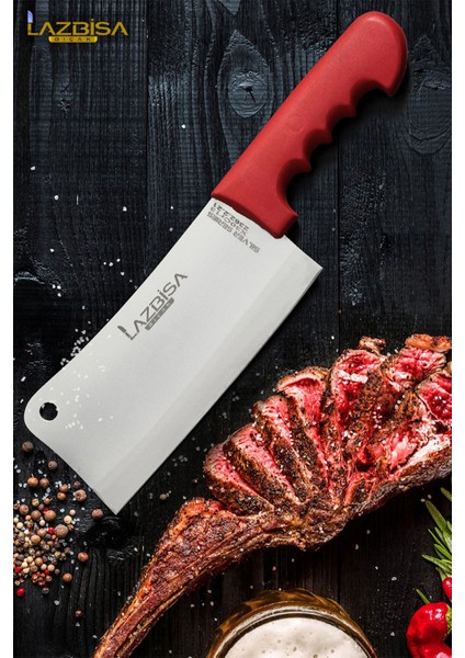 Silver Serisi Mutfak Bıçak Et Kemik Satırı Mutfak Bıçak Satırı Hds-65