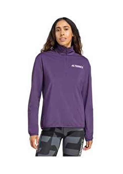 TERREX JN3867 Terrex Multi CLIMAWARM Tech Fleece Yarım Boy Fermuarlı Üst
