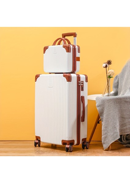 Kabin Boy ve Makyaj Valizi 2'li Set