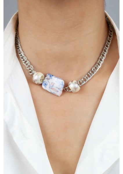 Etnik Figürlü Işlemeli Zincir Kolye fiyatları