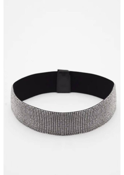 Taş Işlemeli Esnek Kemer