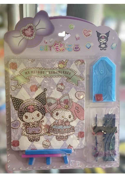 Kuromi My Melodi Figürlü Boncuk Yapıştırma ve Işleme Seti AD5262
