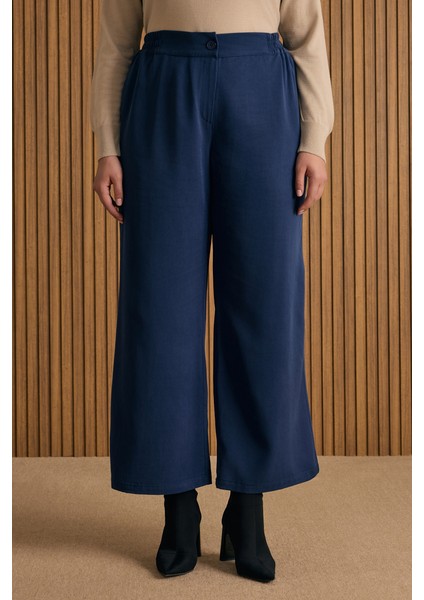 Beli Lastik Detaylı Tencel Pantolon Etek fiyatları