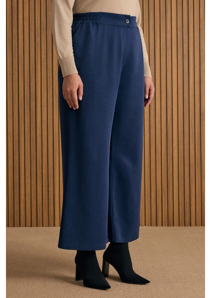 Beli Lastik Detaylı Tencel Pantolon Etek modelleri