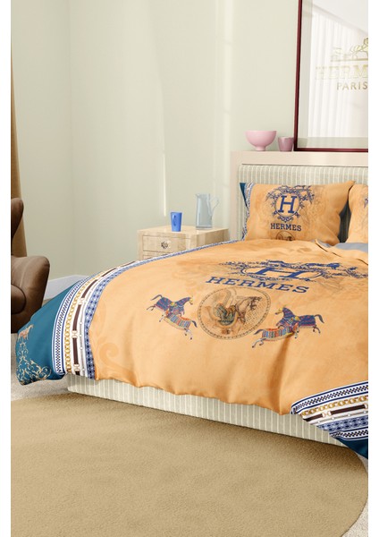 Nevresim Takımı Çift Kişilik Pamuklu Saten Kumaş 6 Parça 3D Dijital Baskı Duvet Cover Set Model No: modelleri