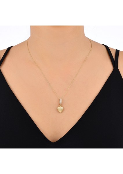 Altın Kalp Kolye Ucu - 14K modelleri