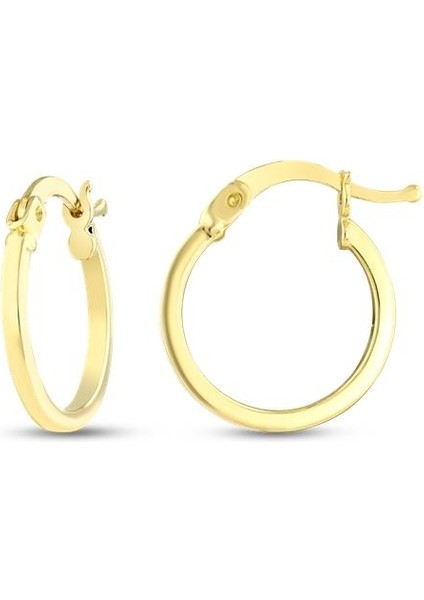 Altın Halka Küpe - 14K