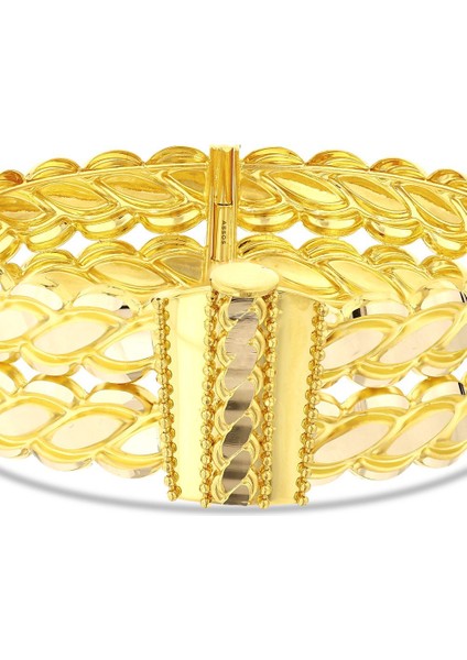 Altın Kelepçe Bilezik - 14K indirimleri