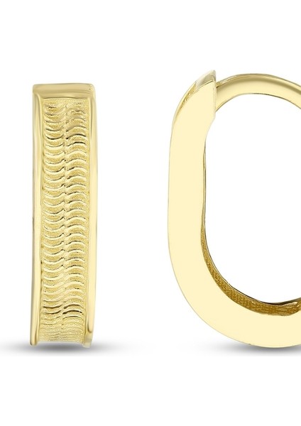 Altın Halka Küpe - 14K fiyatları