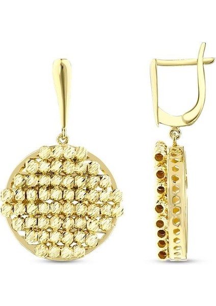 Tasarım Altın Küpe - 14K