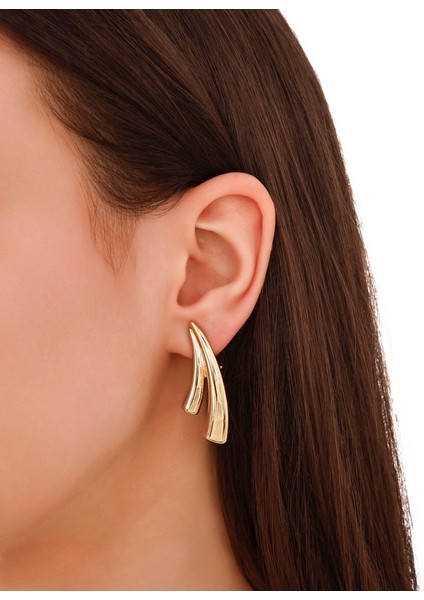 Tasarım Altın Küpe - 14K modelleri