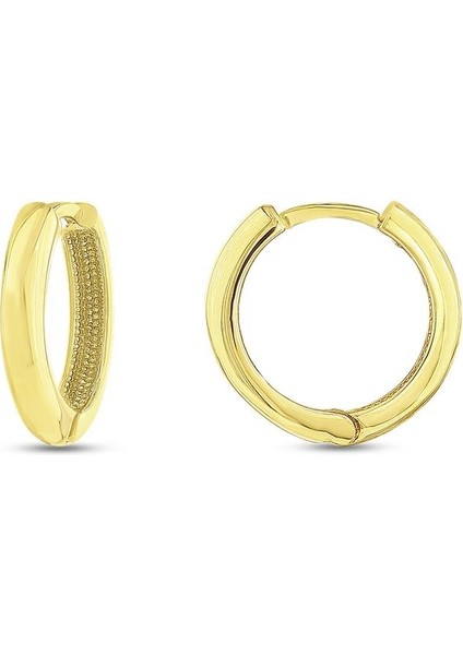 Altın Halka Küpe - 14K