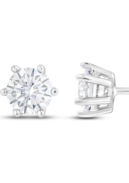 Altın Tektaş Küpe - 14K fiyatları