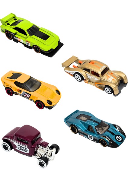 Hot Wheels Beşli Araba Seti Hw Retro Racers JBJ86 fiyatları