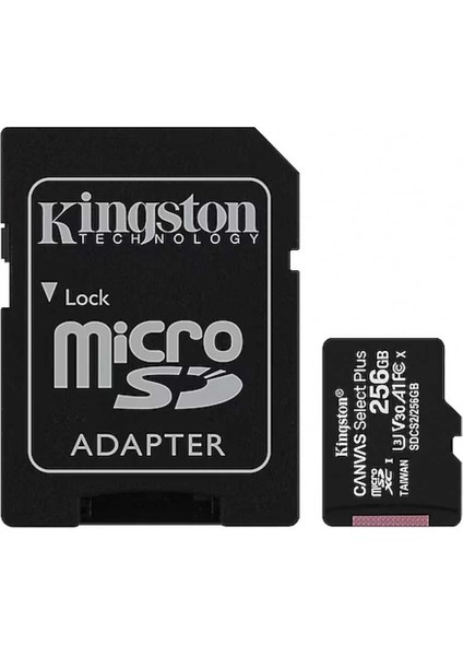 Sdcs2 256GB Micsdxc Canvas Select Plus 100R A1 Hafıza Kartı