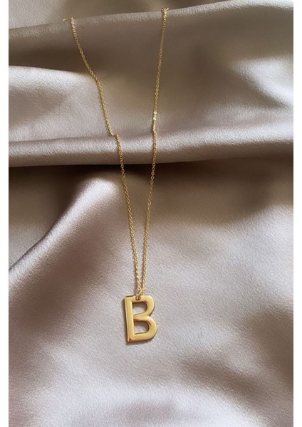 Ince Zincir Harf Kolye B Harfi fiyatları