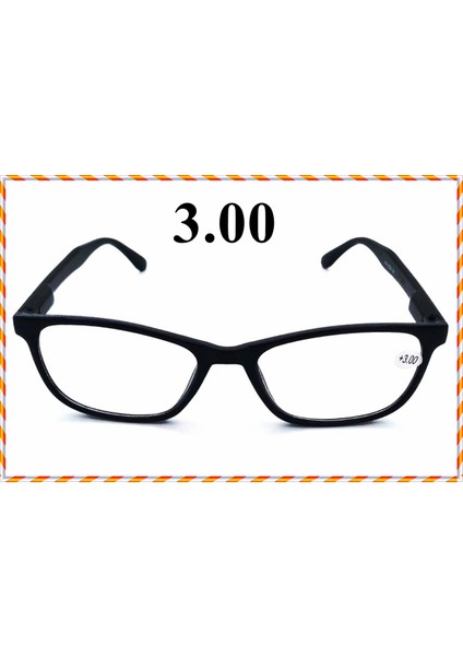(3.00) Unisex Kitap Okuma Gözlügü & Bilgisayar Gözlüğü & Yakın Çalışma Gözlüğü 1 Adet (Videolu Ürün)