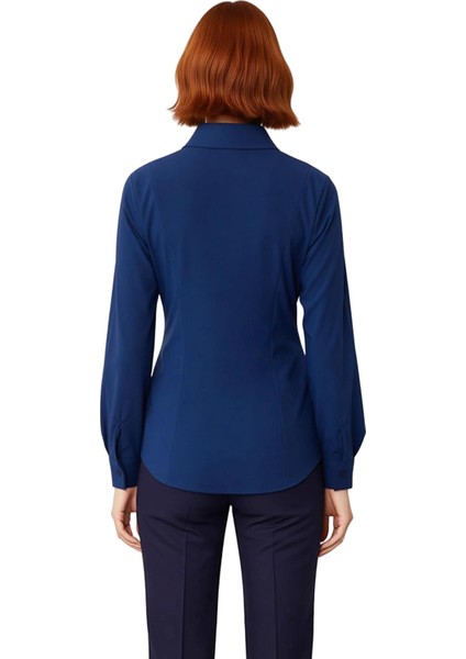 Kadın Asimetrik Kesim Dokuma Gömlek Fonksiyonel Dayanıklı Kaliteli Konforlu Estetik Modern indirimleri