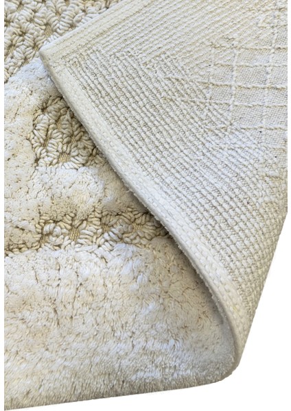 Rueso Ekru 2li %100 Pamuklu Banyo Paspas Seti fiyatları