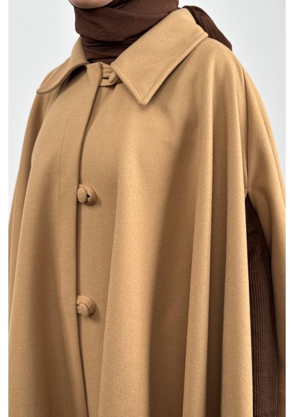 Uzun Kaşe Panço - Sütlü Kahve modelleri