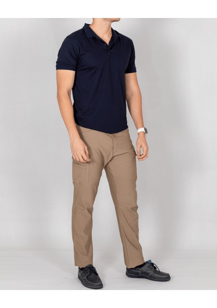 Erkek Lacivert Slim Fit Polo Yaka T-Shirt fiyatları