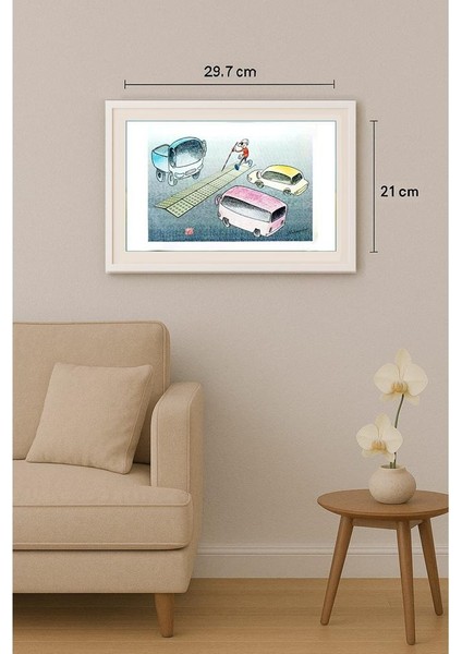 Ma Heng Chao 29X21CM Orijinal Karikatür Tablo indirimleri