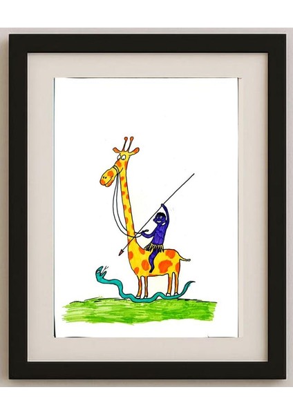 Egor Strizhov 29X21CM Orijinal Karikatür Tablo