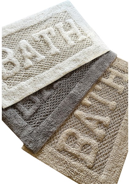 Rueso Ekru 2li %100 Pamuklu Banyo Paspas Seti fırsatları