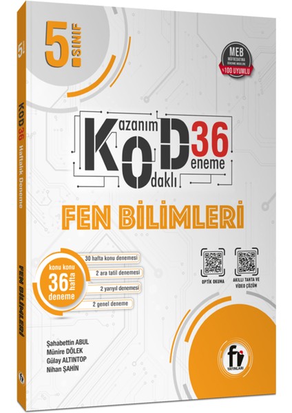 5.sınıf KOD36 Deneme Fen Bilimleri (Güncel Müfredat) fiyatları