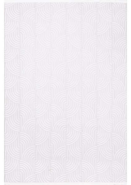 Arden Collection Krem Modern Saçaklı Yumuşak Dokuma Makine Halısı Salon Oturma Odası Mutfak Koridor fırsatları