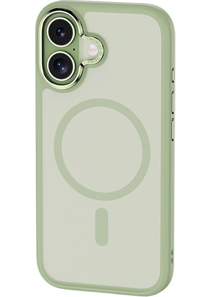 iPhone 17 Uyumlu Kılıf M-Safe Şarj Özellikli Benks Mist Magnetik Kapak Açık Yeşil fiyatları