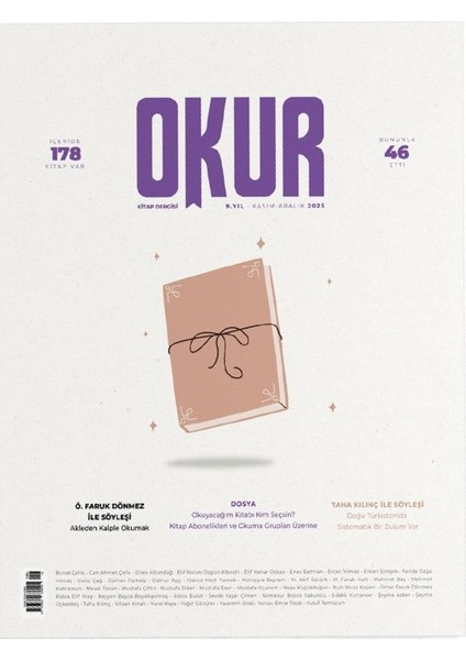 Okur Kitap Dergisi 46.sayı Kasım-Aralık 2025