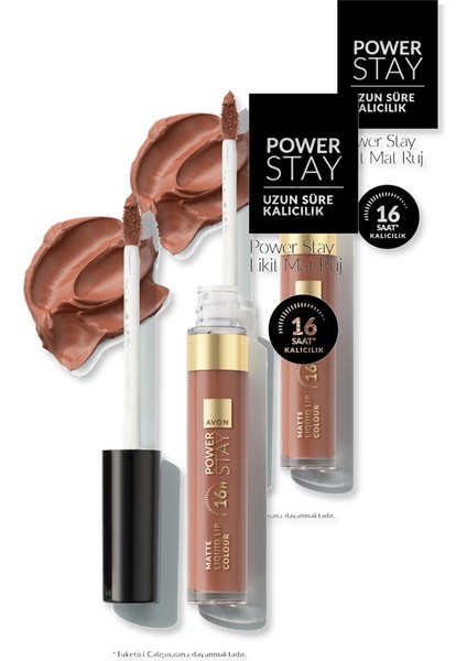 Power Stay Likit Ruj 6ml - Non Stop Nude Ikili Set