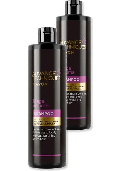 Advanced Techniques Mega Volume Hacim Veren Şampuan - 400ML Ikili Set