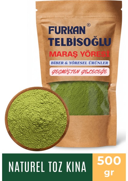 Doğal Saf Naturel Toz Kına ( Organik, Yeni Mahsül) 500GR