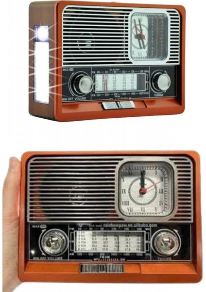 Nostaljik Vintage Radyo Taşınabilir Bluetooth Bağlantılı Hoparlör Radyo fiyatları