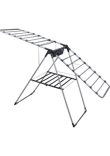 Çamaşır Kurutmalığı Askısı: Boru Yapısı ile Geniş Yüzey, Pratik Açılıp Katlanabilen Tasarım.