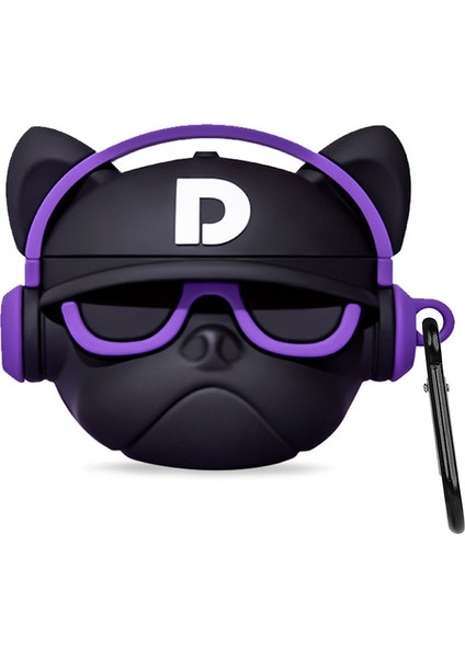 Apple Airpods Pro 3. Nesil (2025) Uyumlu Figürlü Silikon Kılıf Anahtarlıklı Kılıf