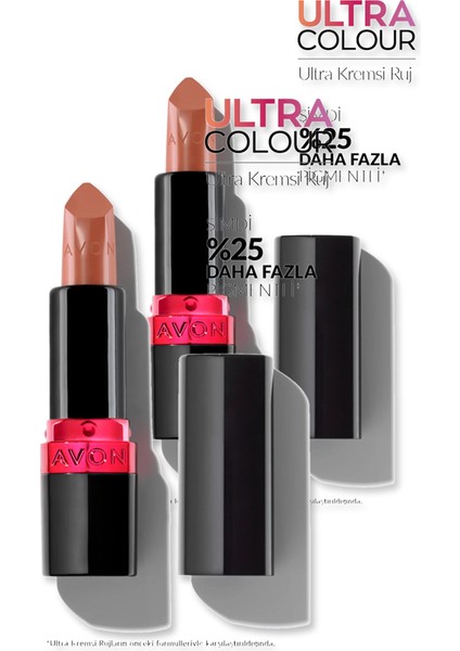Ultra Colour Creamy Ruj - 44 Peachy Nude Ikili Set