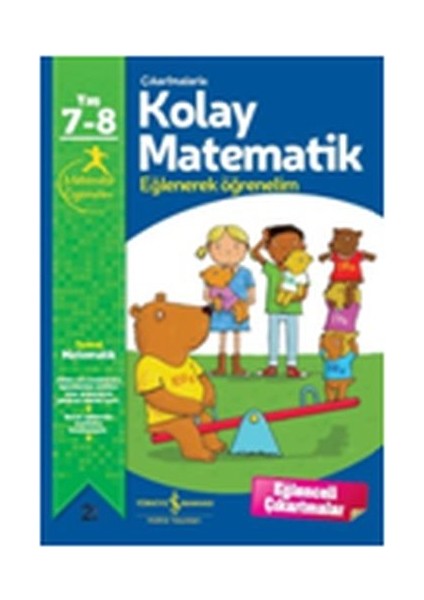 Çıkartmalarla Kolay Matematik Eğlenerek Öğrenelim 7-8 Yaş