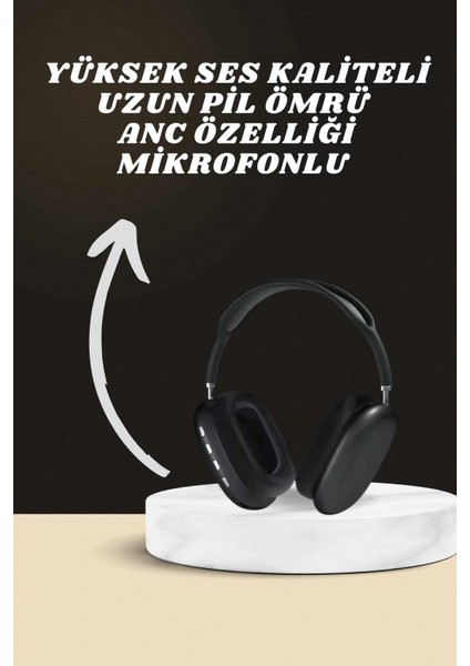 Kulak Üstü Kulaklık Pro9 ve Yeni Nesil Akıllı Saat Android ve Ios Uyumlu Anc Özelliği fiyatları