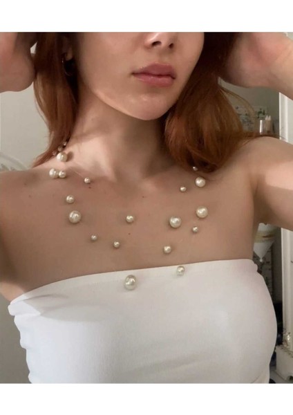 Çoklu Hayalet Inci Kolye