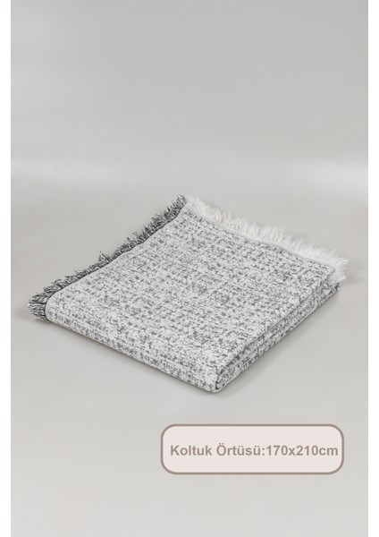 Liza Koltuk Örtüsü (170X210 Cm) Antrasit indirimleri
