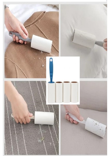 Kedi-Köpek Yıkama Fırçası + 4 Yedekli Tüy Toplama Rulosu - 2li Set GHI789 fiyatları