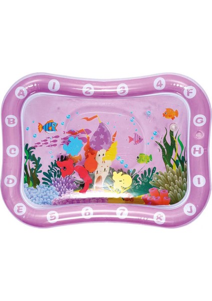 Bebek Su Oyun Matı Tummy Time Karın Üstü Aktivite Zamanı - (Pembe) indirimleri