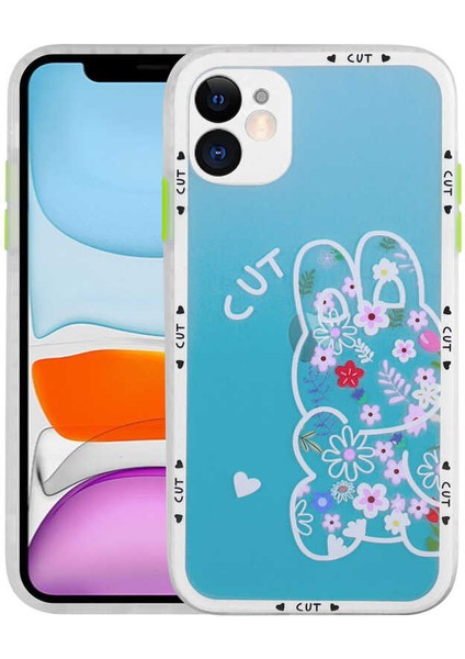 iPhone 11 Kılıf Kamera Korumalı Desenli Sert Spıa Hess Kapak-No2