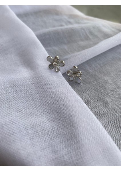 925 Ayar Gümüş Çiçek Model Çocuk/genç/yetişkin Kadın Küpesi -Şık Tasarım modelleri