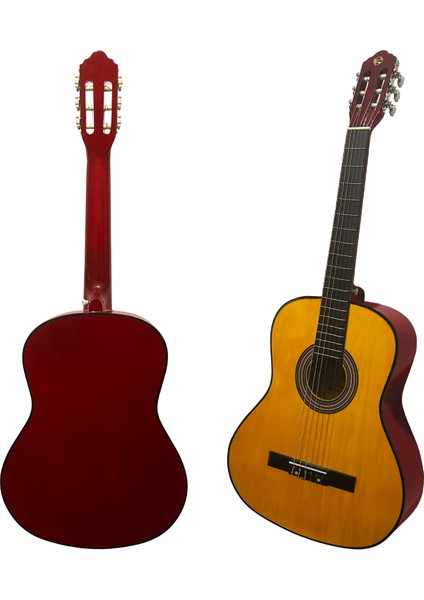 Luca C-180OR Turuncu Klasik Gitar Seti 4/4 Sap Ayarlı modelleri